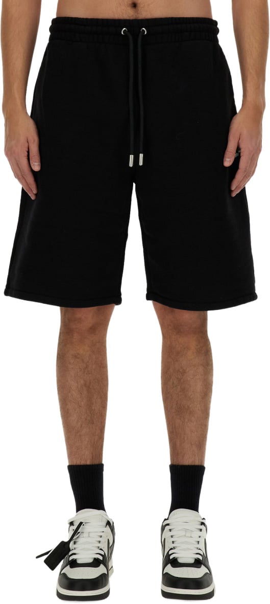 OFF-WHITE BERMUDA WITH LOGO Zwart