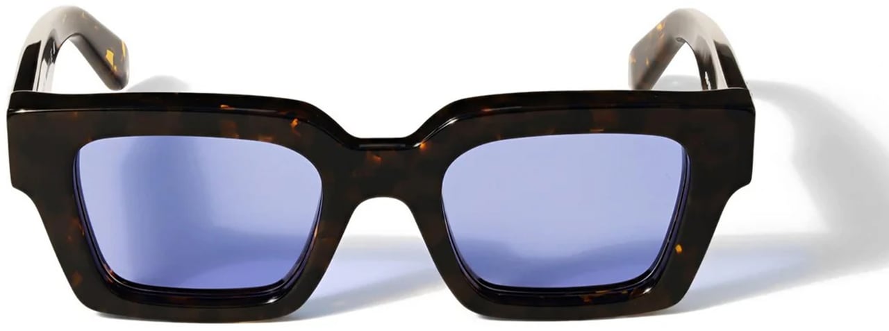 OFF-WHITE Sunglasses Shiny Dark Havana Bruin