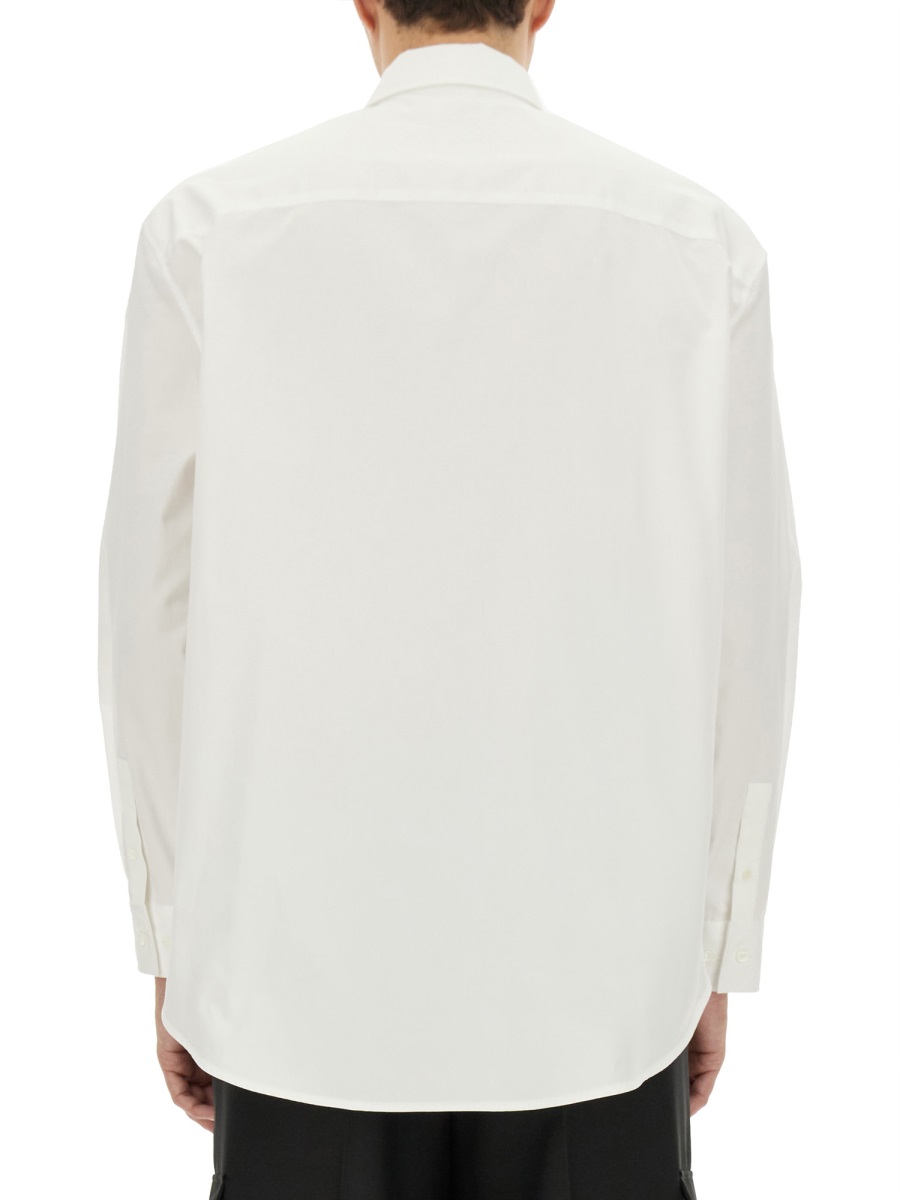 OFF-WHITE SHIRT WITH LOGO Wit