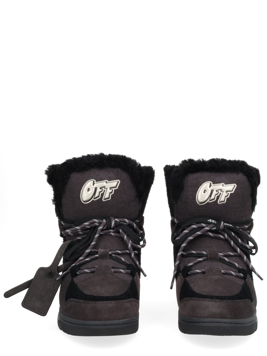 OFF-WHITE WINTER BOOT "ANTHRACITE" Zwart