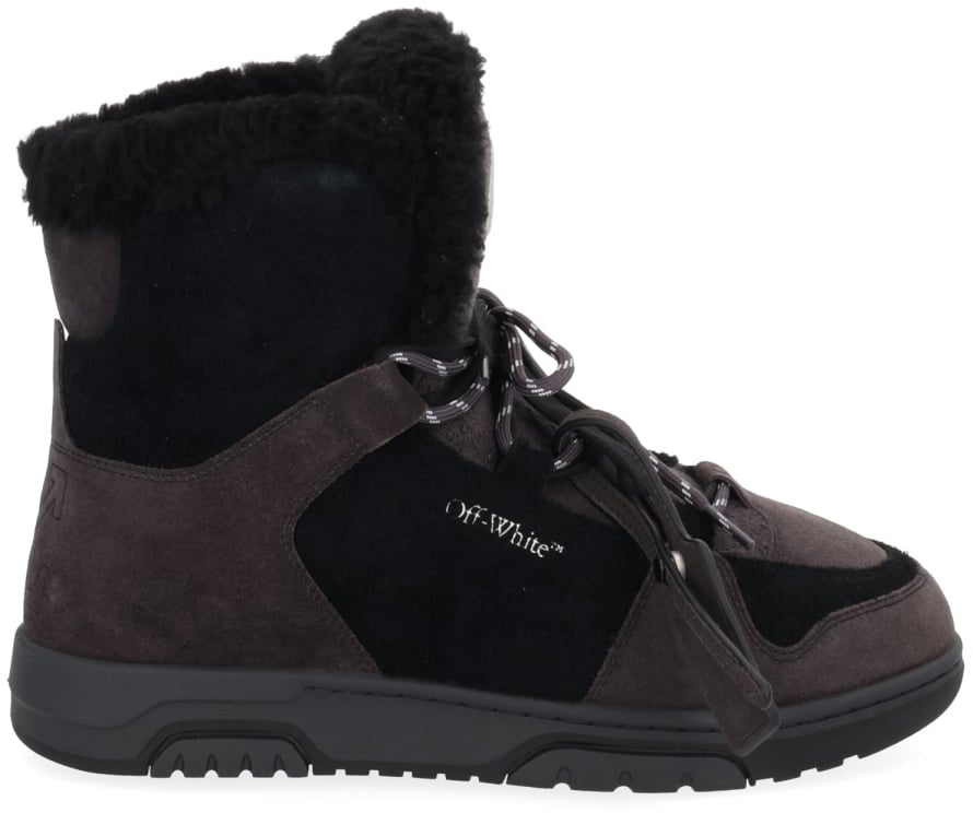 OFF-WHITE WINTER BOOT "ANTHRACITE" Zwart