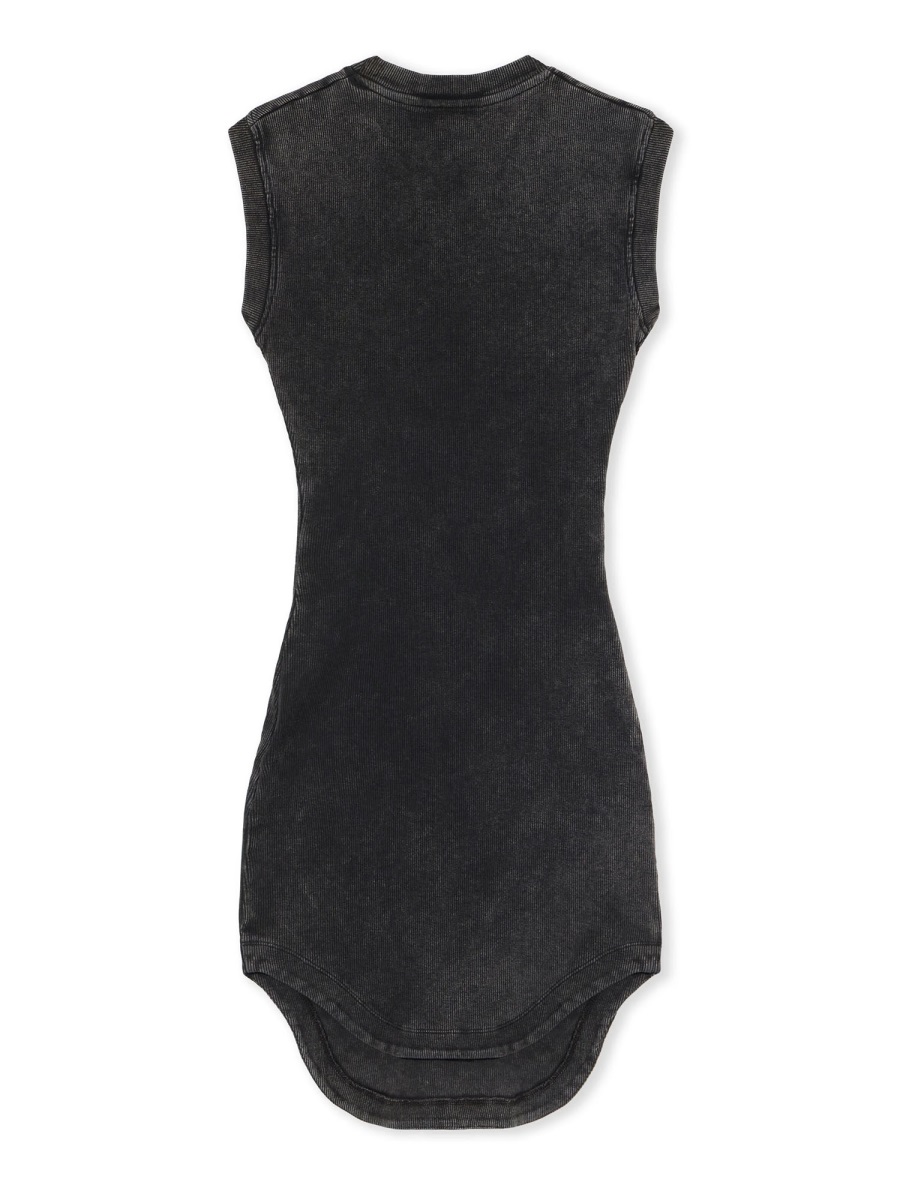 OFF-WHITE MINI DRESS "OFF STAMP" Grijs