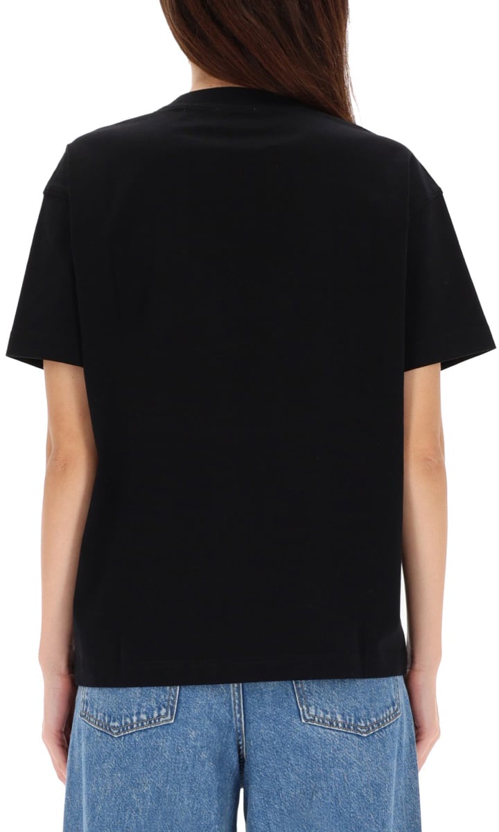 OFF-WHITE T-SHIRT WITH LOGO Zwart