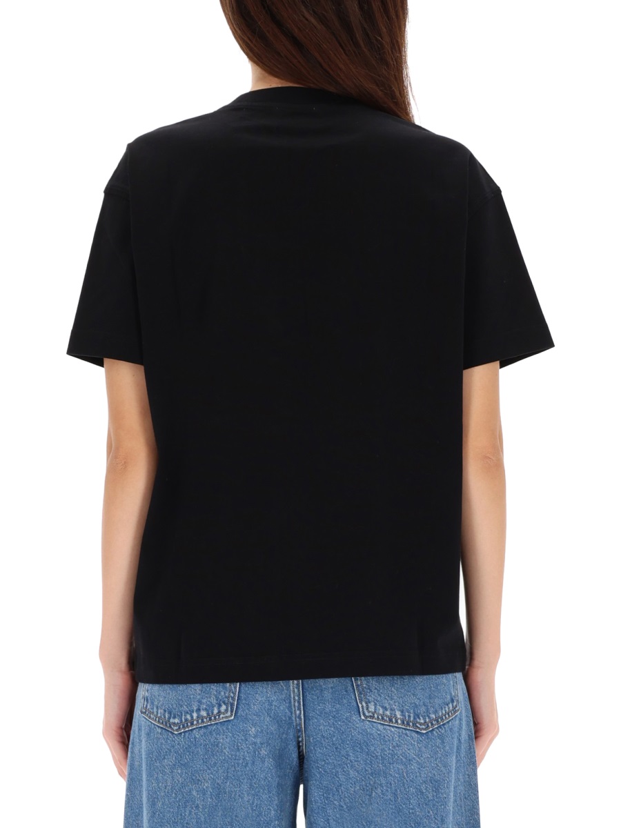 OFF-WHITE T-SHIRT WITH LOGO Zwart