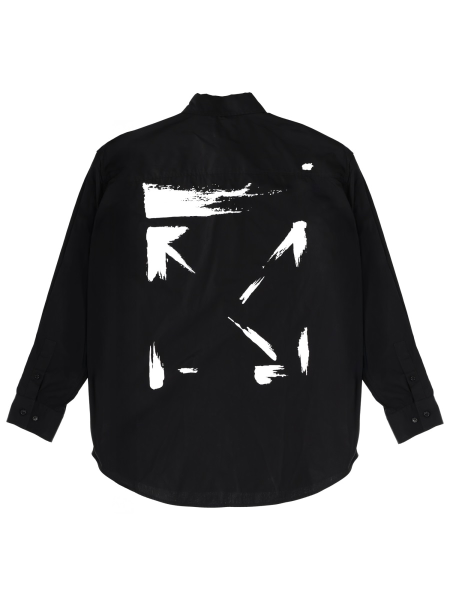 OFF-WHITE "BRUSH ARROW" SHIRT Zwart