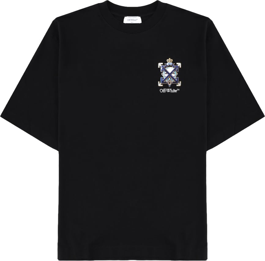 OFF-WHITE T-SHIRT CON LOGO Zwart