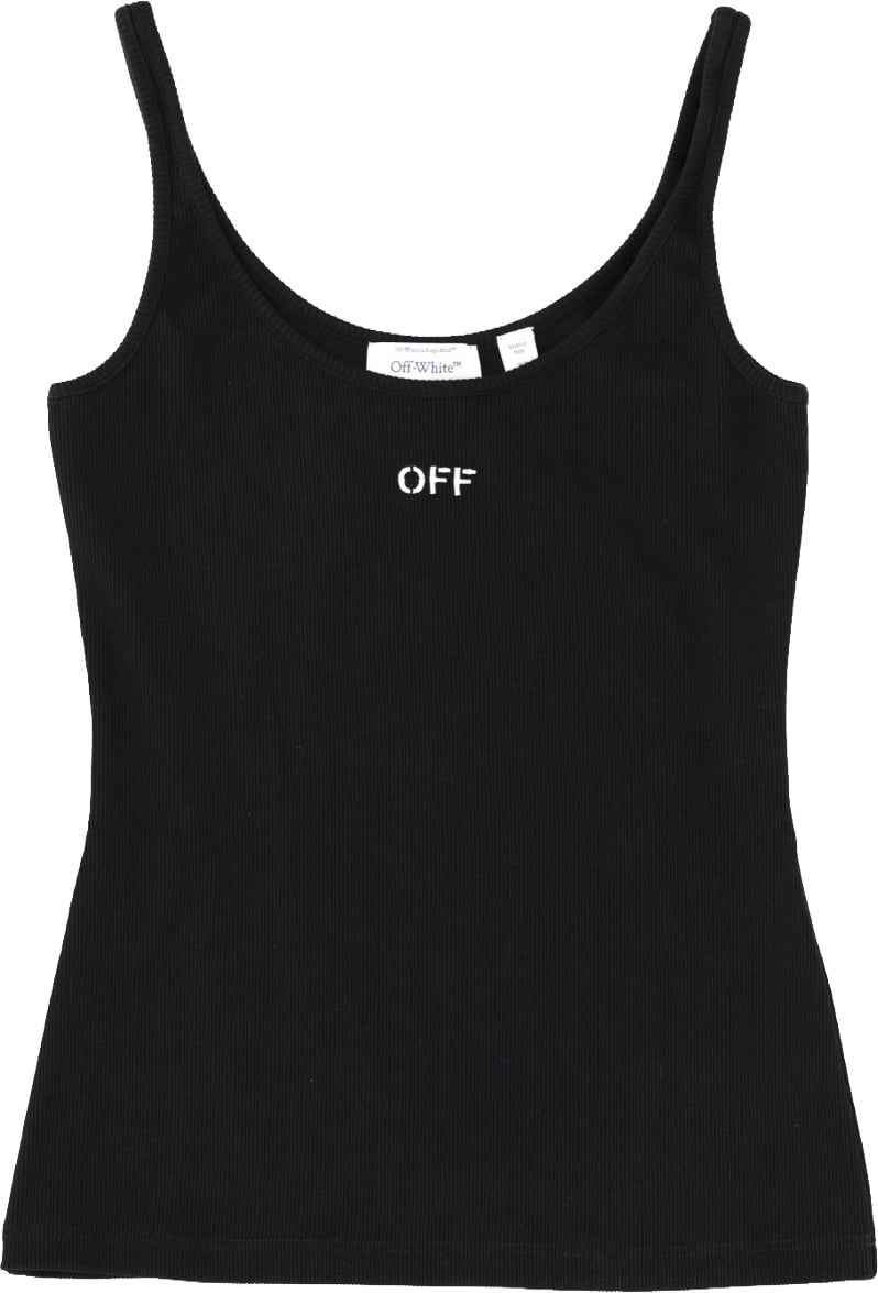 OFF-WHITE TANK TOP WITH LOGO Zwart