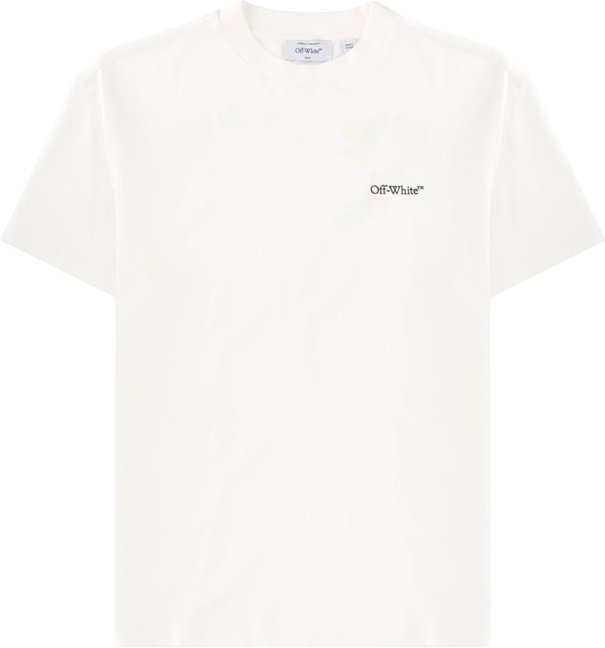 OFF-WHITE T-SHIRT WITH LOGO Wit