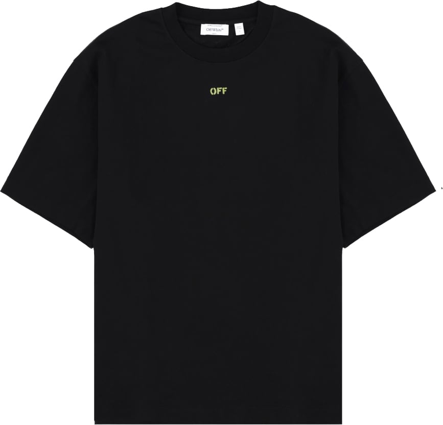 OFF-WHITE T-SHIRT WITH LOGO Zwart
