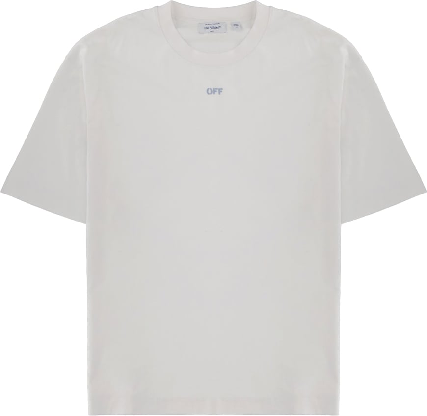 OFF-WHITE T-SHIRT WITH LOGO Wit