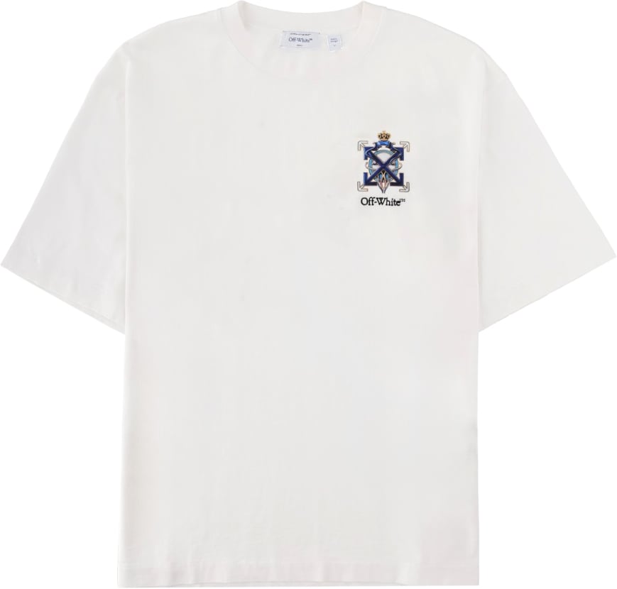OFF-WHITE T-SHIRT CON LOGO Wit