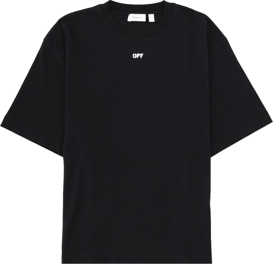 OFF-WHITE T-SHIRT WITH LOGO Zwart