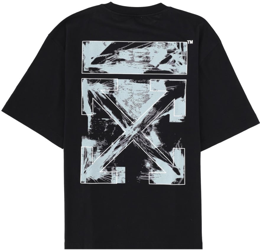 OFF-WHITE T-SHIRT WITH LOGO Zwart