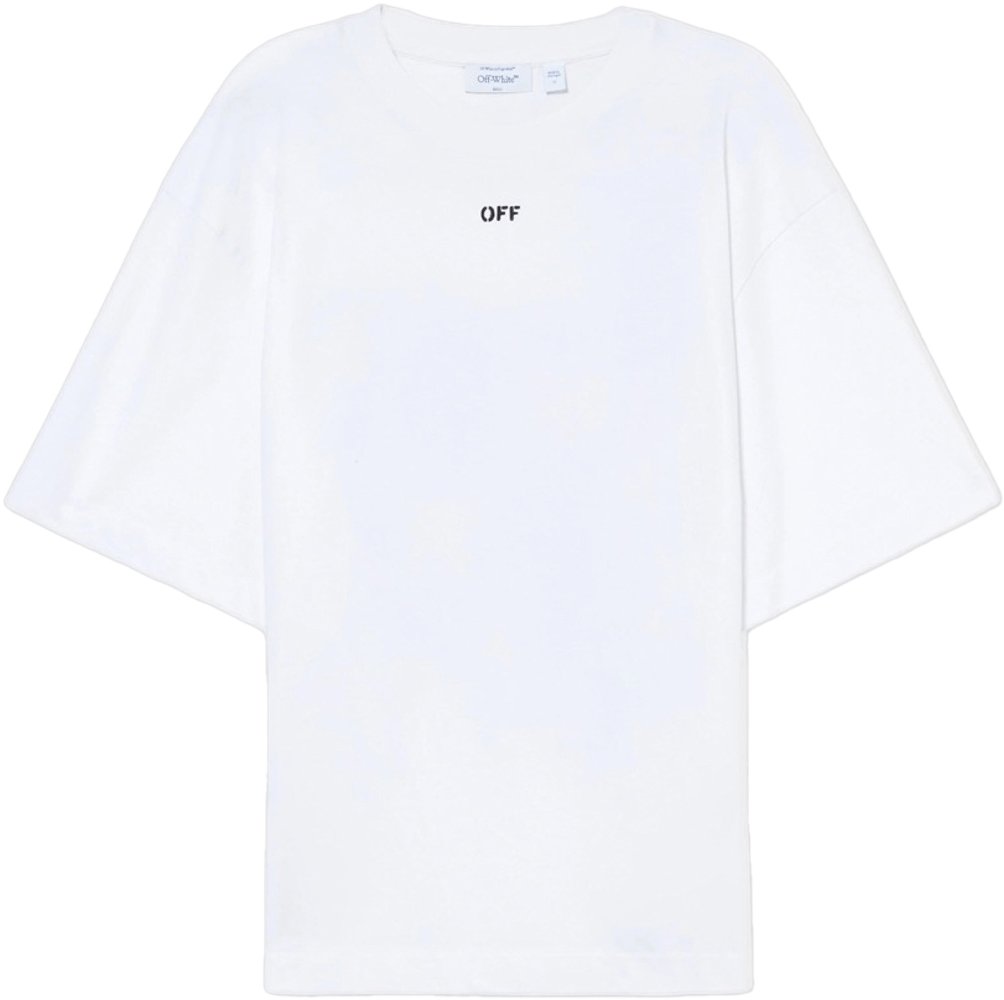 OFF-WHITE 3D Pijl Spray Skate T-shirt Wit