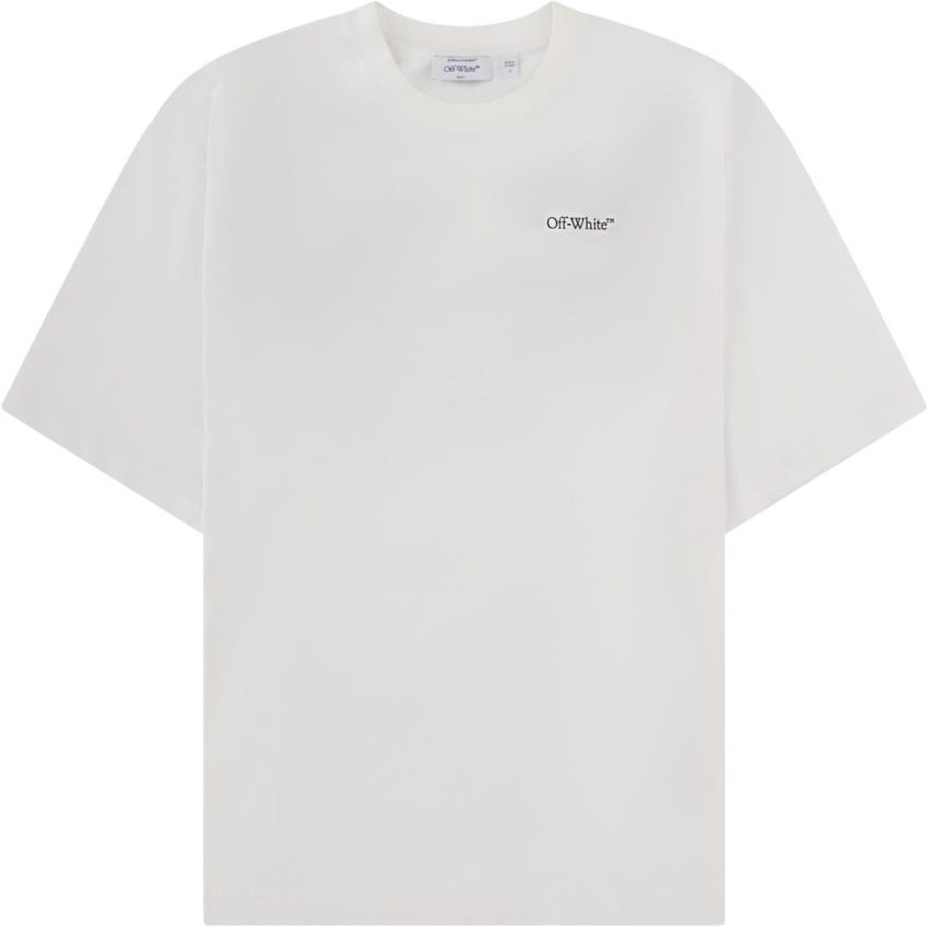 OFF-WHITE T-SHIRT WITH LOGO Wit