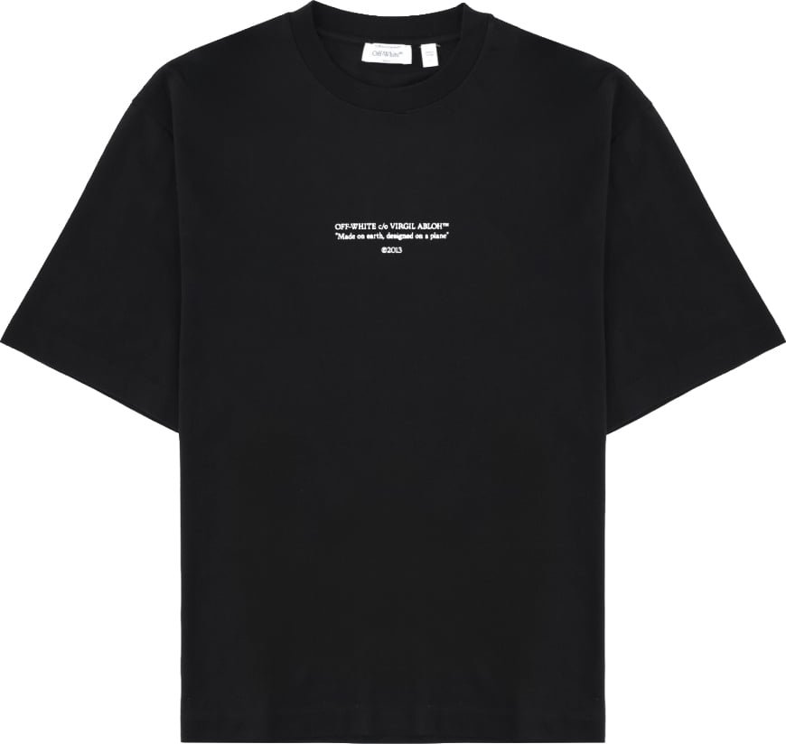 OFF-WHITE T-SHIRT CON LOGO Zwart