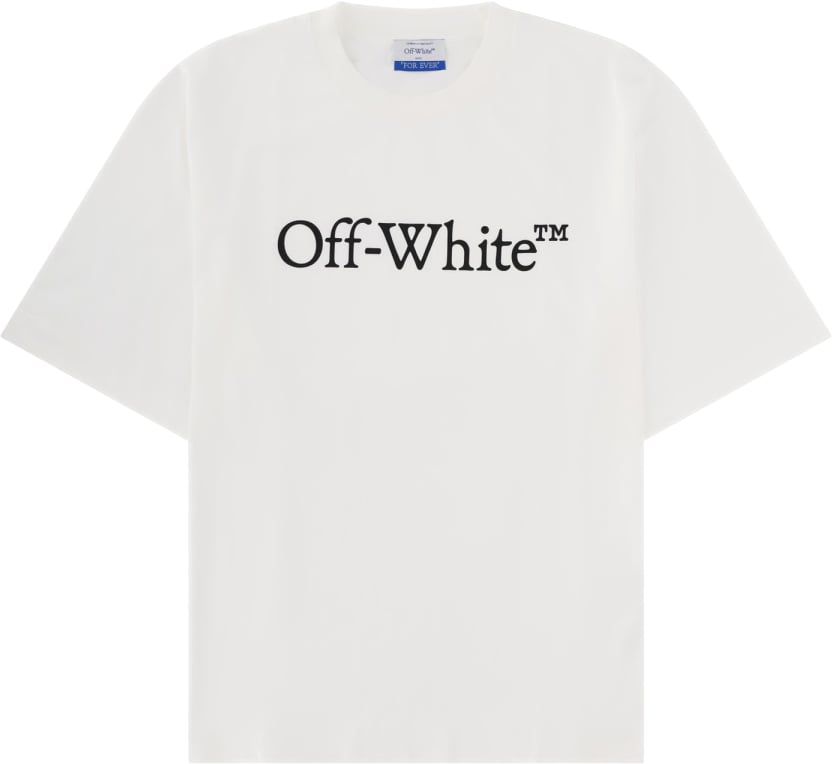 OFF-WHITE T-SHIRT WITH LOGO Wit