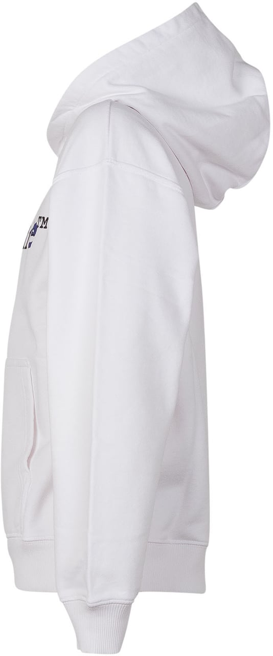 OFF-WHITE Felpa con Cappuccio con Stampa Wit