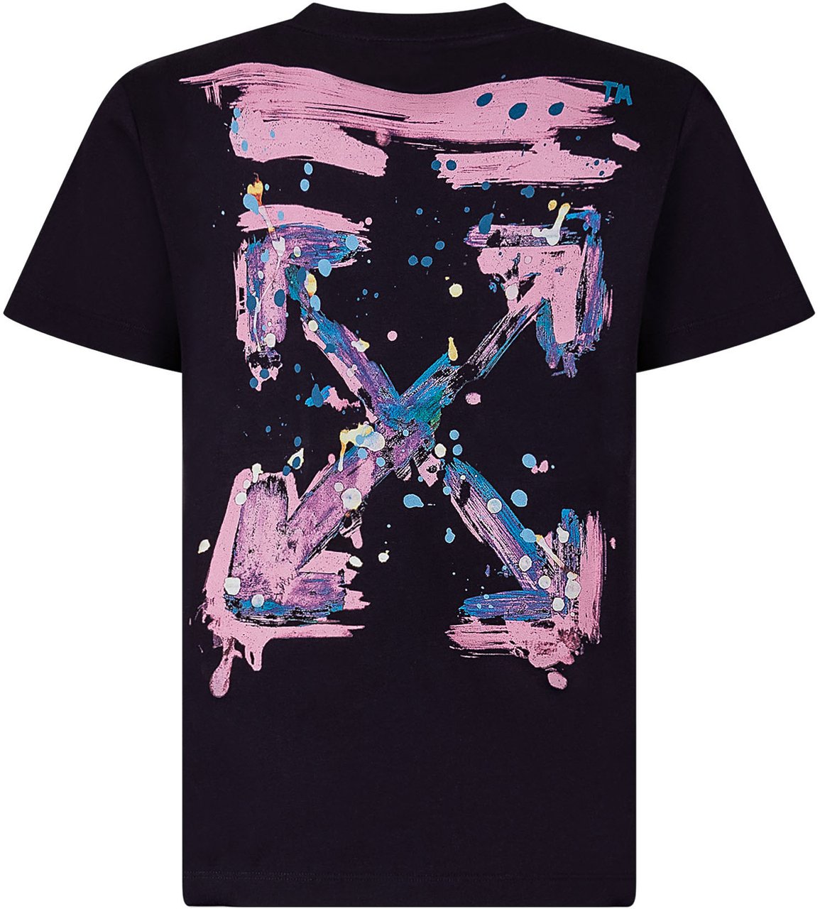 OFF-WHITE T-shirt Arrow Splat Zwart