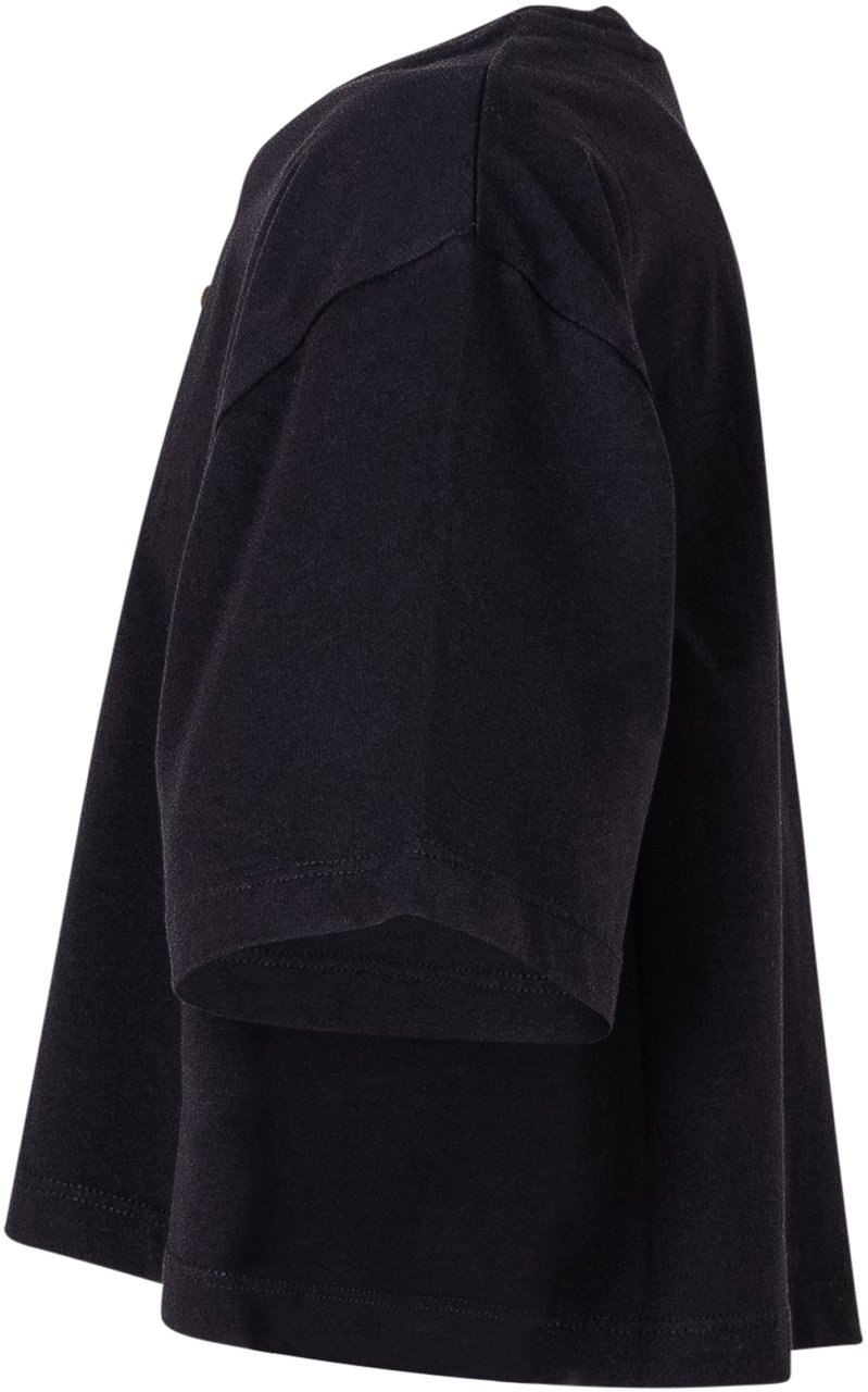 OFF-WHITE T-shirt Boxy con Stampa Arrow Stones Zwart