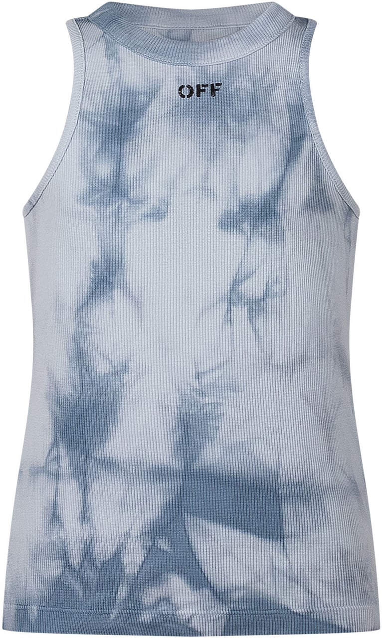 OFF-WHITE Top Off Stamp Rib Lichtblauw