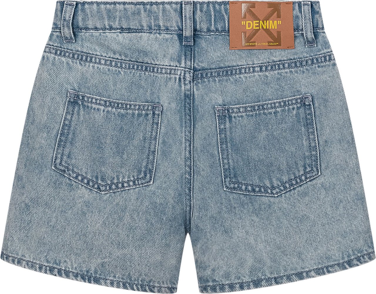 OFF-WHITE Shorts Bookish Denim Blauw