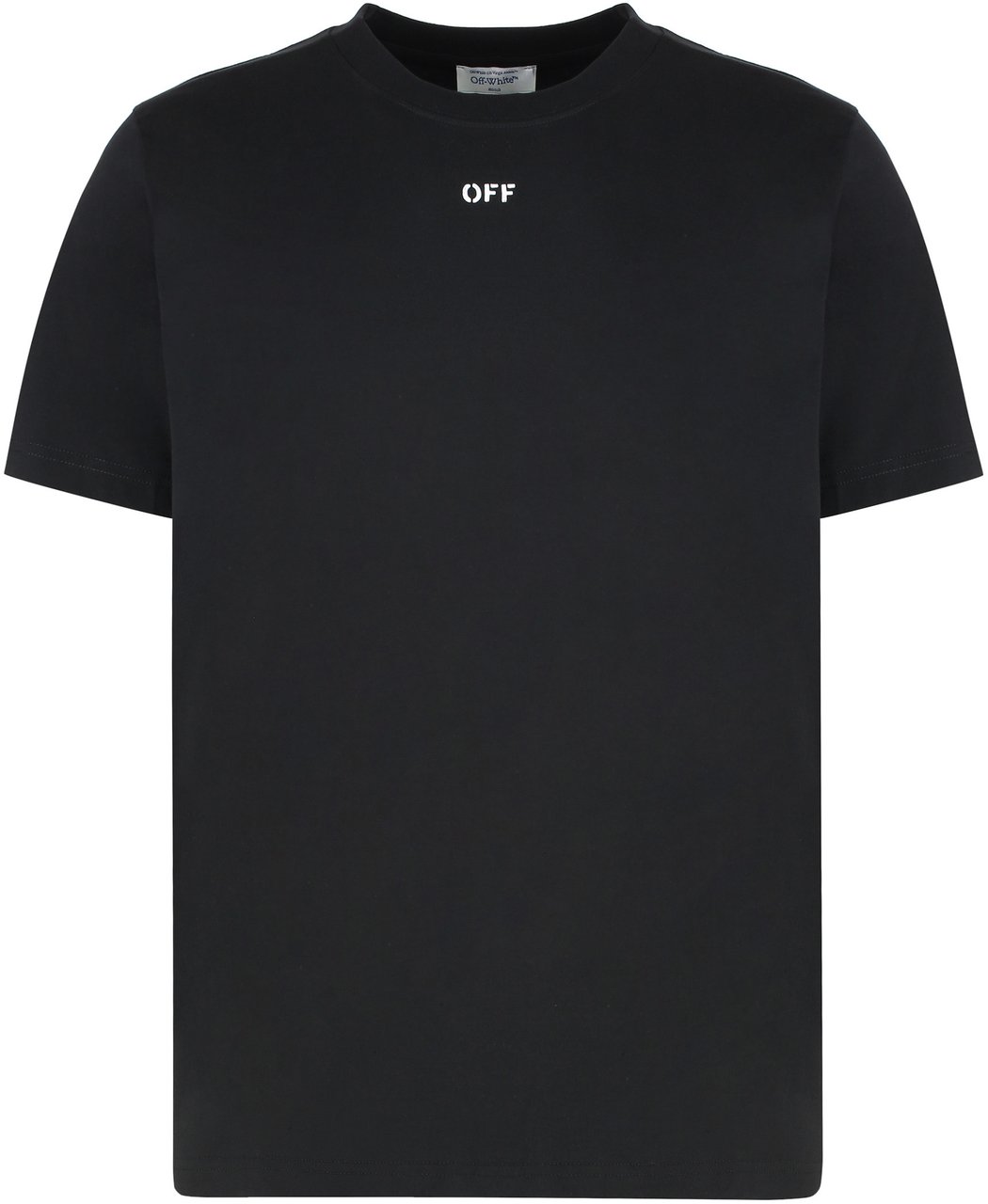 OFF-WHITE Cotton crew-neck T-shirt Zwart