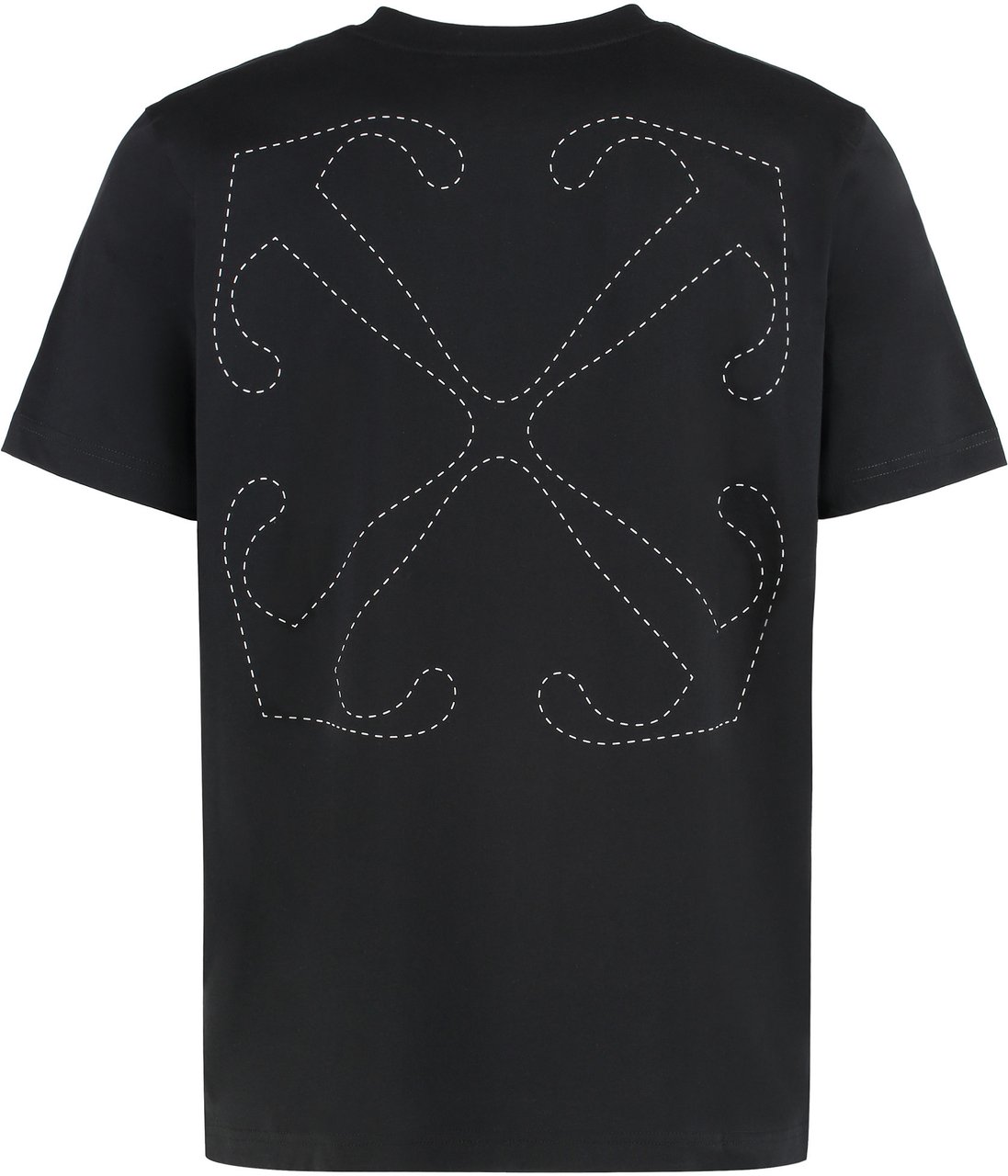 OFF-WHITE Cotton crew-neck T-shirt Zwart