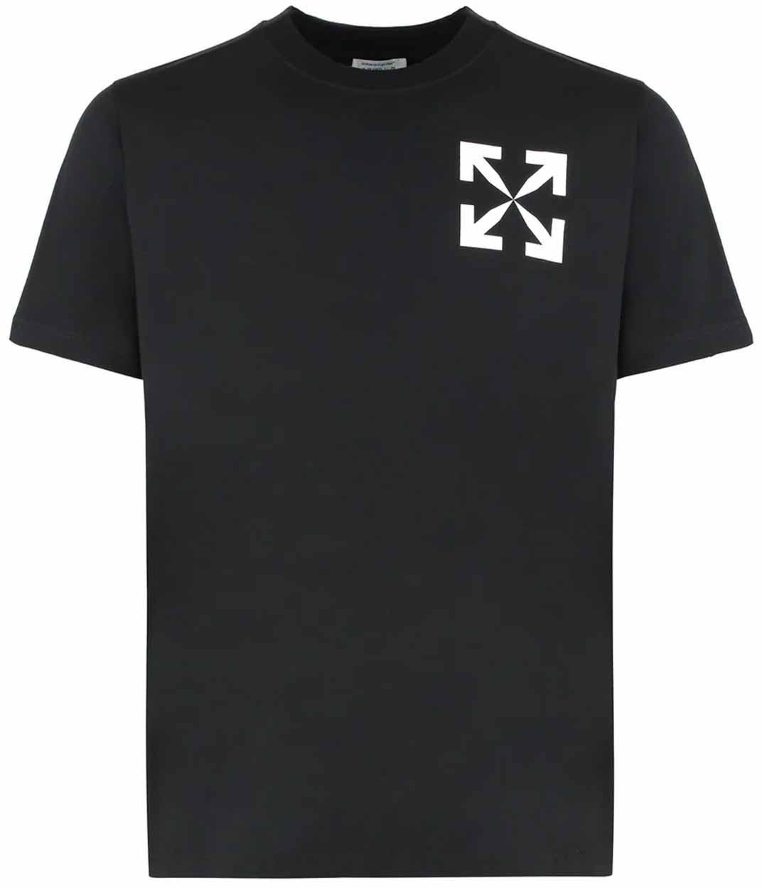 OFF-WHITE Off-White Logo T-shirt Zwart