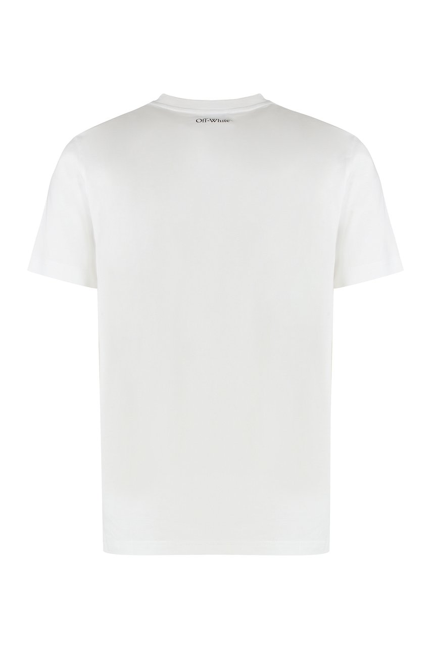 OFF-WHITE Cotton crew-neck T-shirt Wit