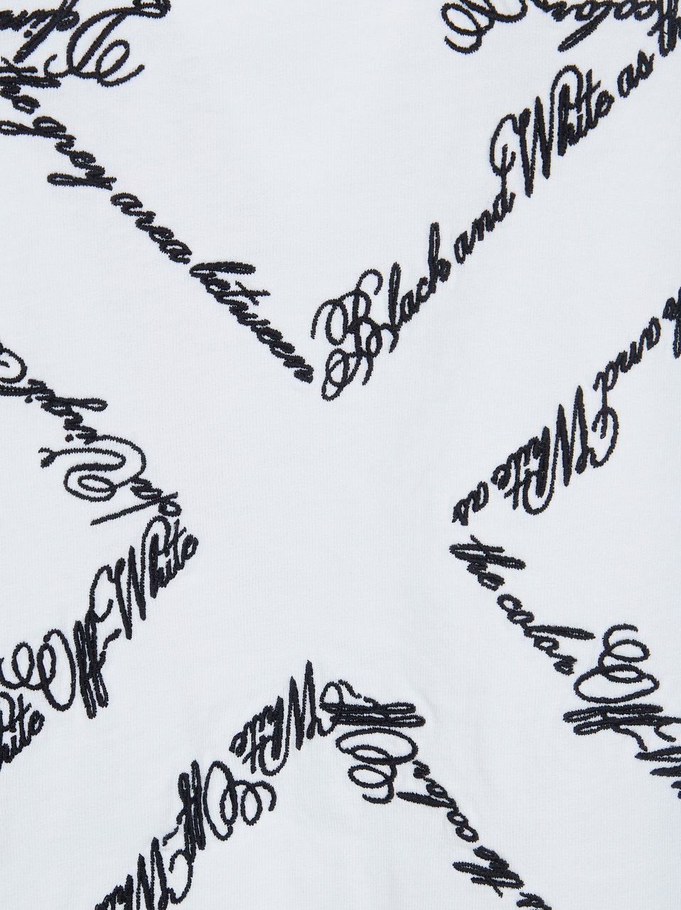 OFF-WHITE White Script Logo Front Graphic T-Shirt Wit