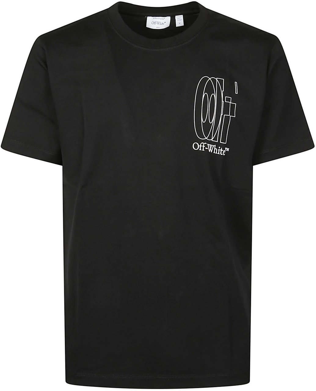 OFF-WHITE Big Double Arrow Slim T-shirt Black Zwart