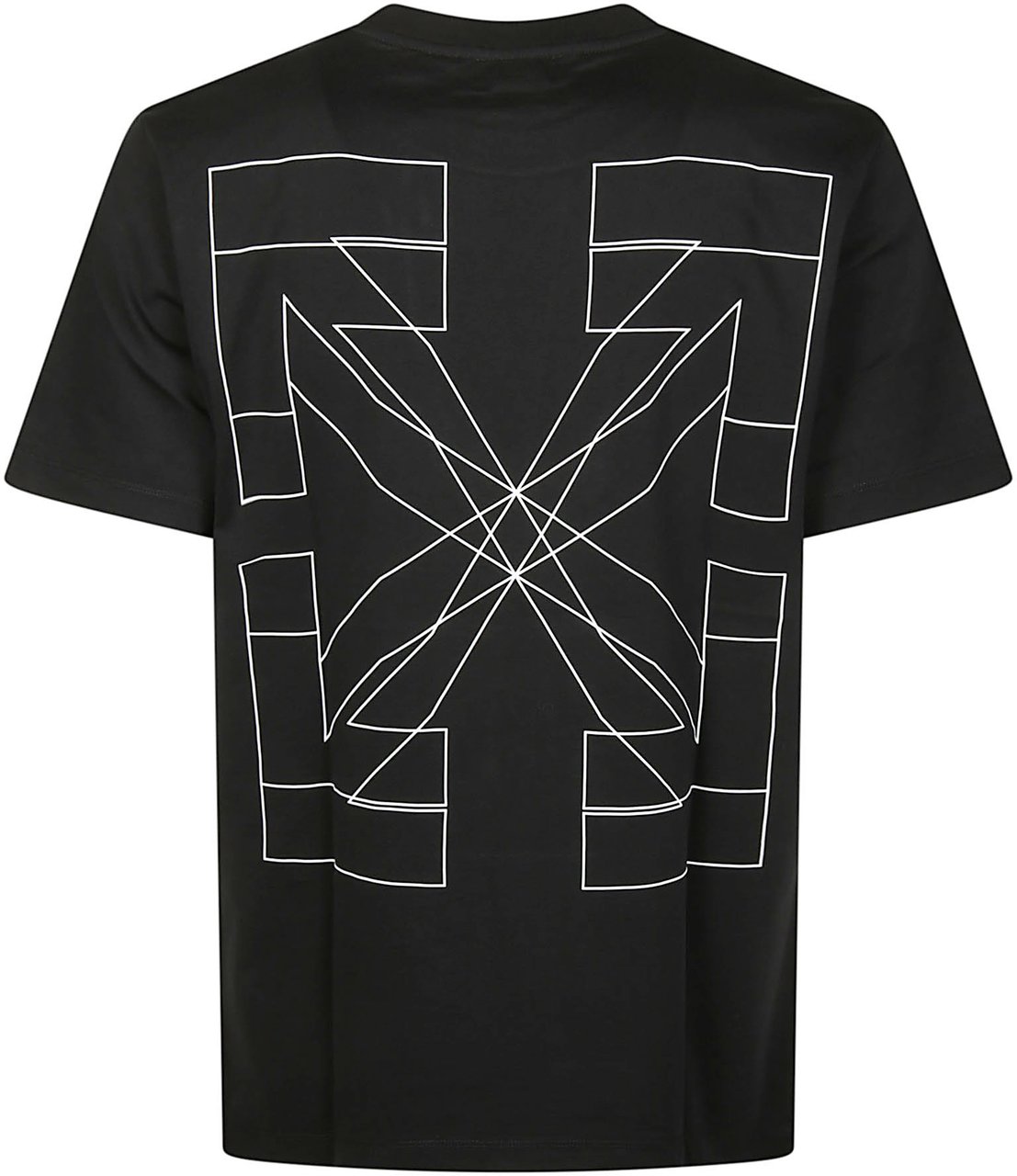 OFF-WHITE Big Double Arrow Slim T-shirt Black Zwart