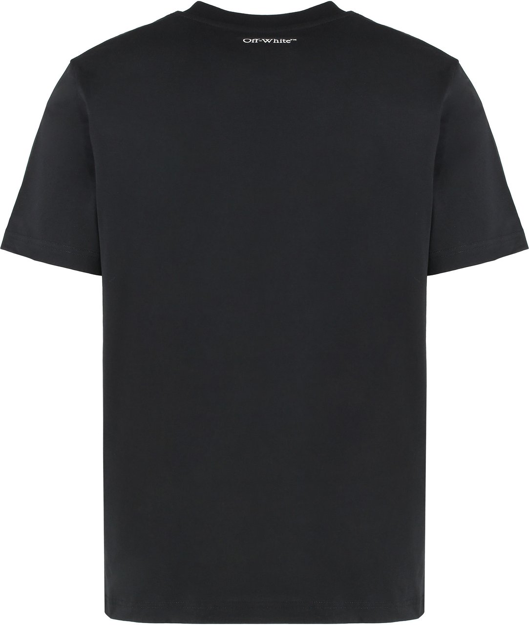 OFF-WHITE Cotton crew-neck T-shirt Zwart
