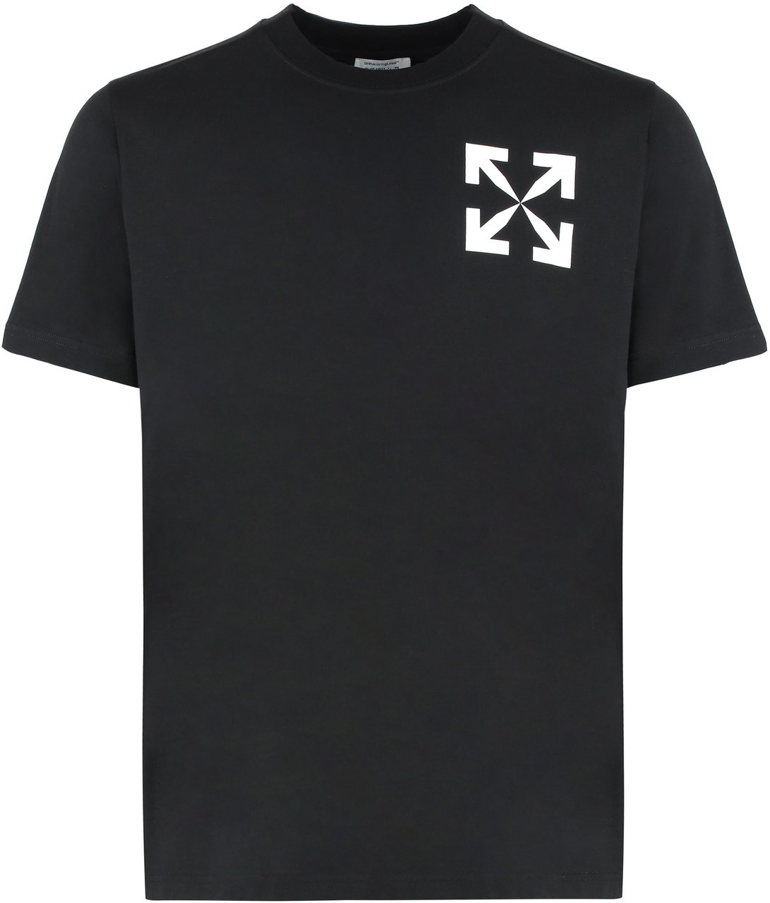 OFF-WHITE Cotton crew-neck T-shirt Zwart