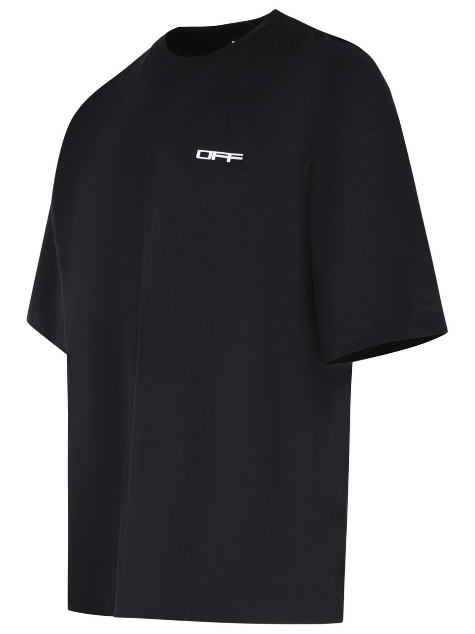 OFF-WHITE 'Archigeography Arrow' Black Cotton T-Shirt Zwart