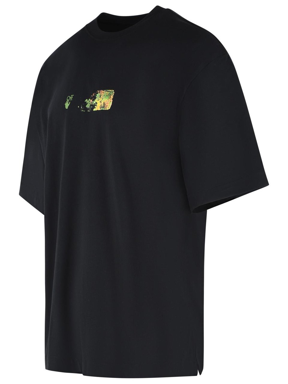 OFF-WHITE 'Spices Arrow' Black Cotton T-Shirt Zwart