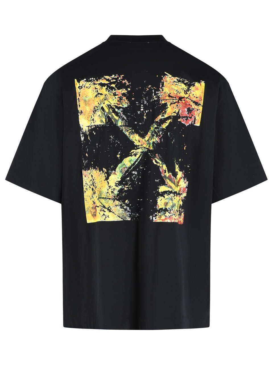 OFF-WHITE 'Spices Arrow' Black Cotton T-Shirt Zwart