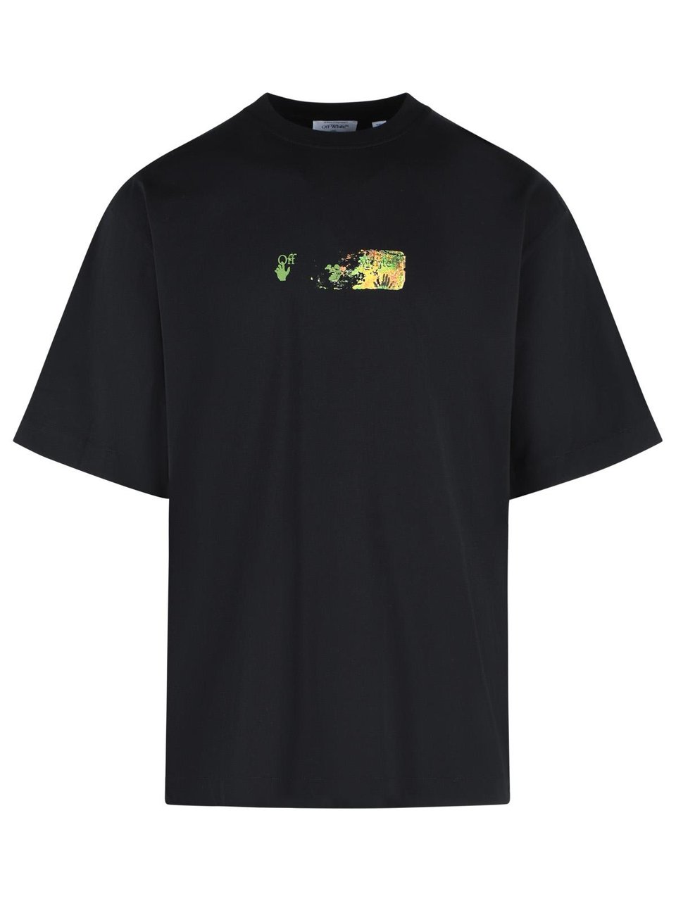 OFF-WHITE 'Spices Arrow' Black Cotton T-Shirt Zwart