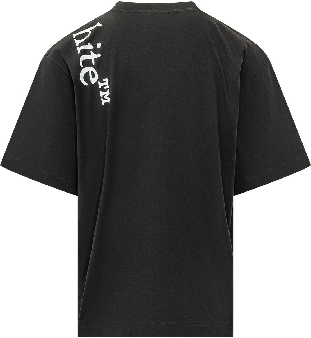 OFF-WHITE T-shirt Vertical Bookish con Logo Laterale Zwart