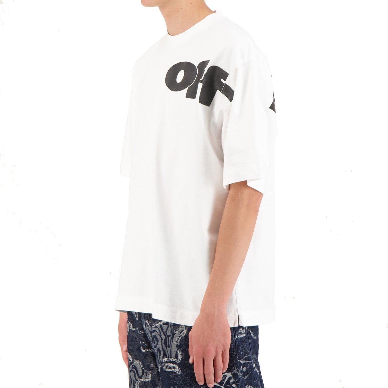 OFF-WHITE Off-White Shared logo skate T-shirt Wit