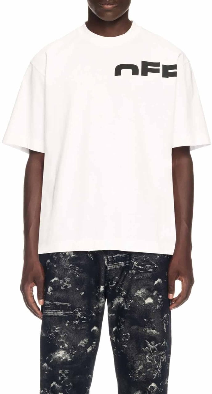 OFF-WHITE Off-White Logo T-shirt Wit