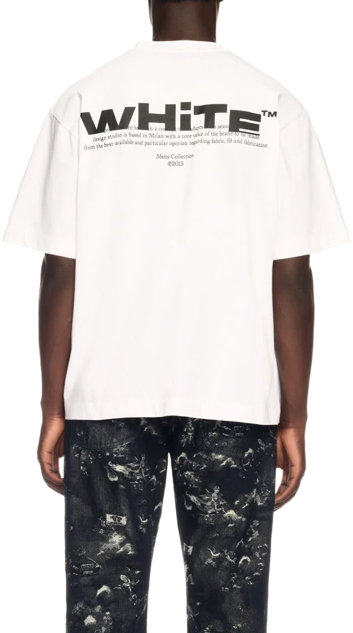 OFF-WHITE Off-White Logo T-shirt Wit