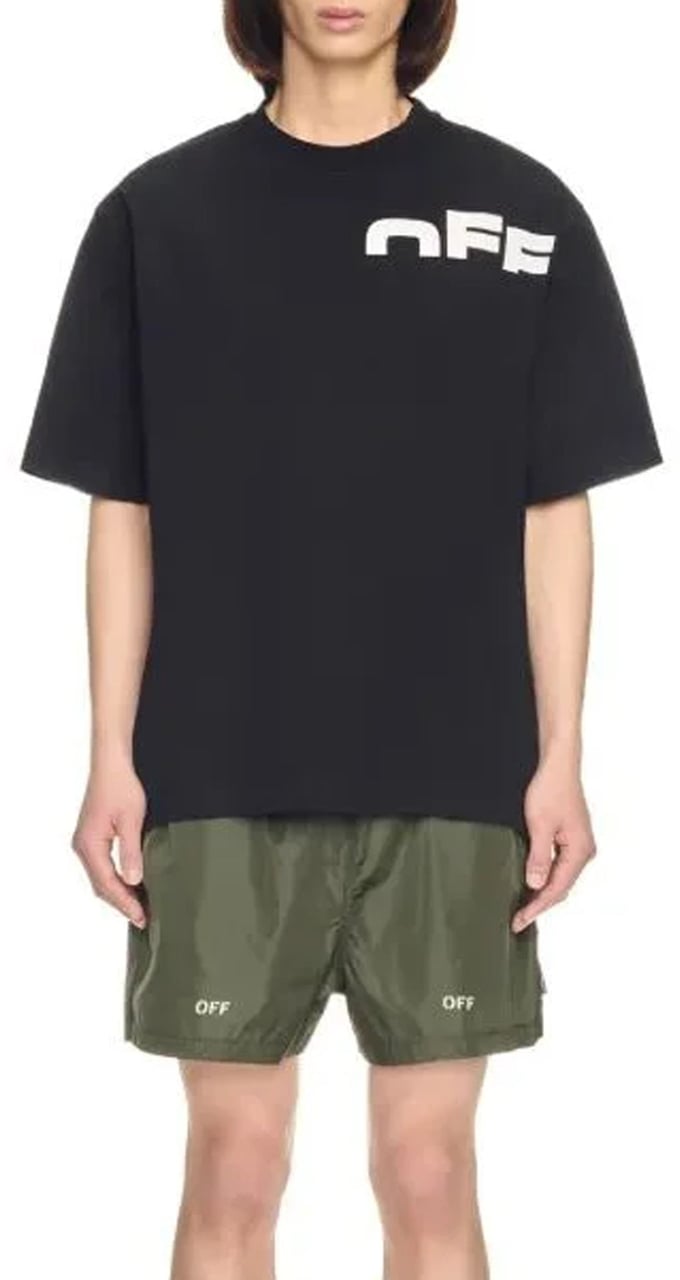 OFF-WHITE Off-White Logo T-shirt Zwart