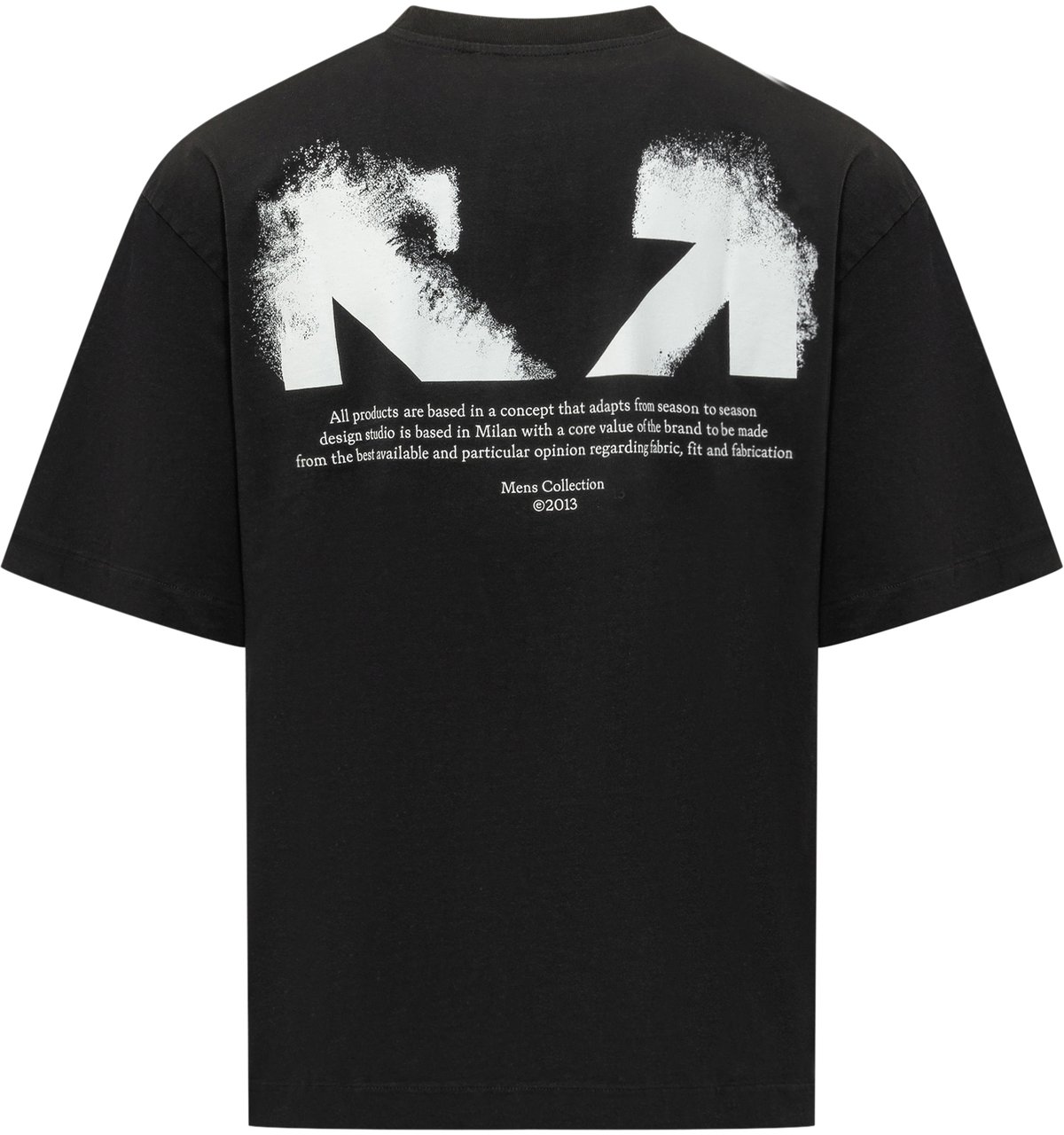 OFF-WHITE HALF ARROWS SS TEE Zwart