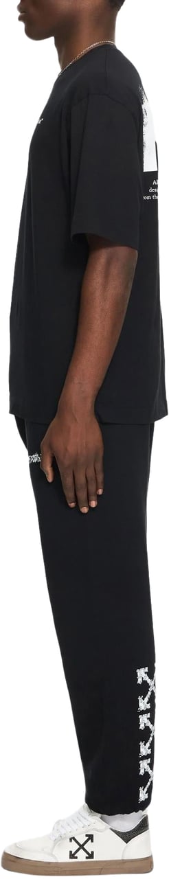 OFF-WHITE Heren Half Arrows Tee Zwart