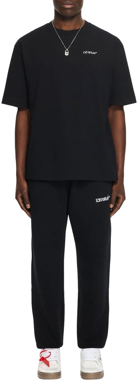 OFF-WHITE Heren Half Arrows Tee Zwart