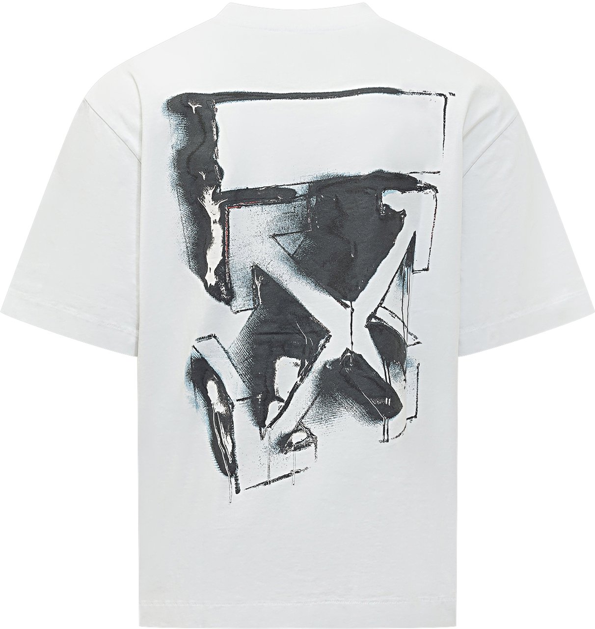 OFF-WHITE T-shirt 3d Arrow con Stampa Grafica Wit