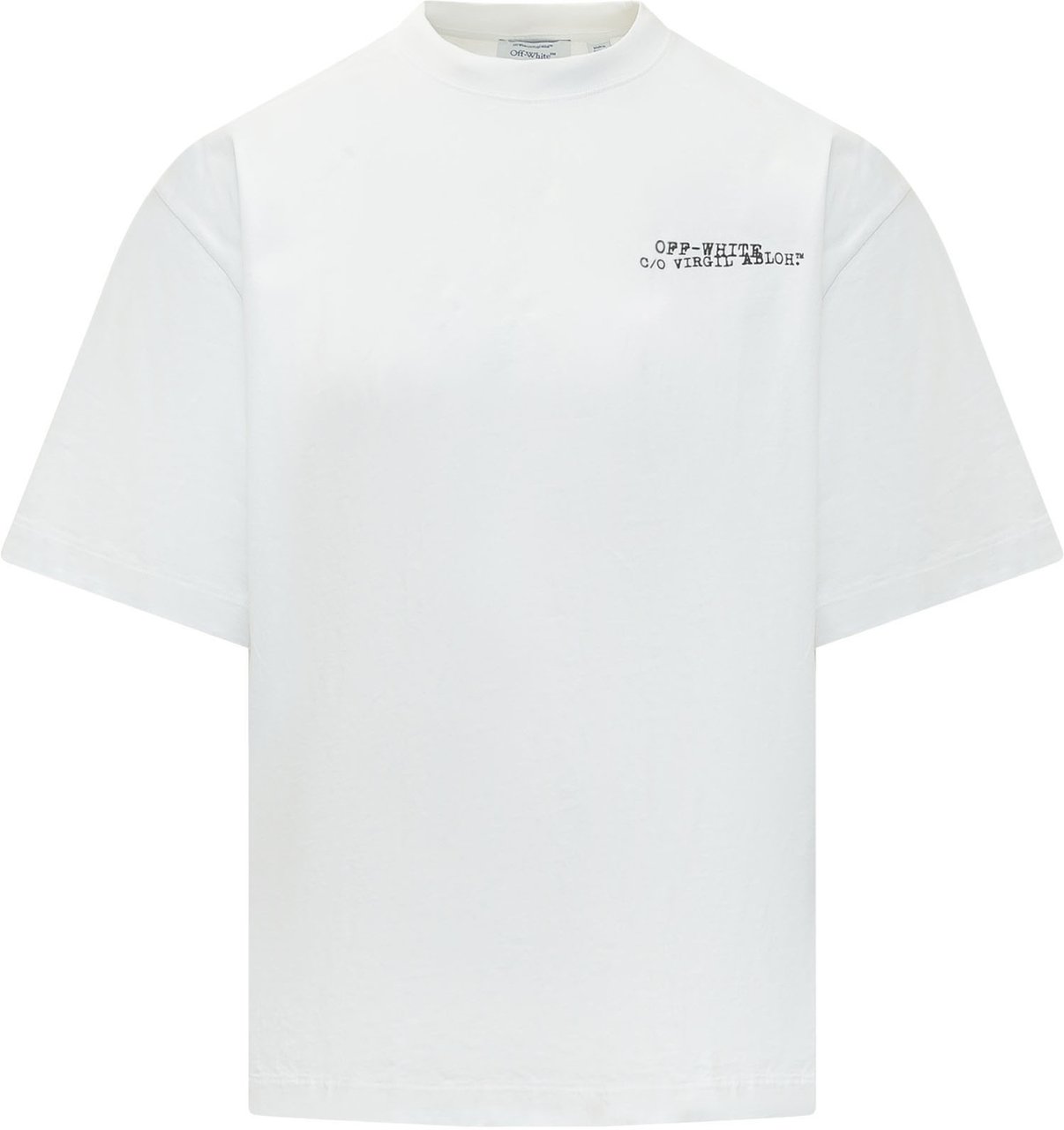 OFF-WHITE T-shirt con Logo Stampato Wit