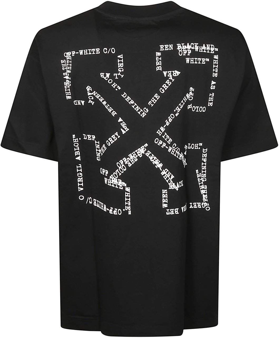 OFF-WHITE Type Machine Arrow Skate T-shirt Black Zwart
